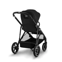 Poussette Gazelle S CYBEX Black / Moon Black -Made 4 Baby Boutique poussette gazelle s cybex black moon black 9
