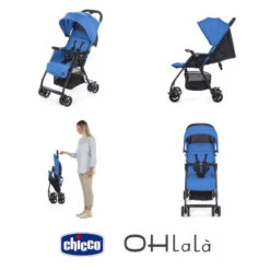 Poussette Ohlala 2 CHICCO Power Blue -Made 4 Baby Boutique poussette ohlala 2 chicco power blue 3