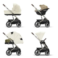 Poussette Talos S Lux CYBEX Taupe/Seashell Beige -Made 4 Baby Boutique poussette talos s lux cybex taupeseashell beige 8
