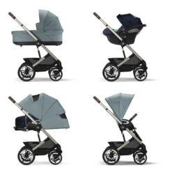 Poussette Talos S Lux CYBEX Taupe/Sky Blue -Made 4 Baby Boutique poussette talos s lux cybex taupesky blue 8