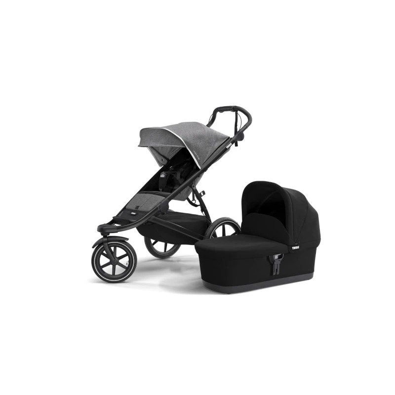 Poussette Urban Glide 2 + Nacelle THULE Grey Melange / Black 3 Poussette Urban Glide 2 + Nacelle THULE Grey Melange / Black