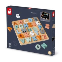 Puzzle En Bois Alphabet Sweet Cocoon JANOD -Made 4 Baby Boutique puzzle alphabet sweet cocoon 10