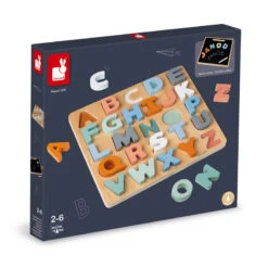 Puzzle En Bois Alphabet Sweet Cocoon JANOD -Made 4 Baby Boutique puzzle alphabet sweet cocoon 11