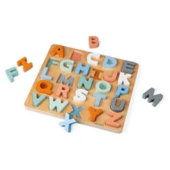 Puzzle En Bois Alphabet Sweet Cocoon JANOD -Made 4 Baby Boutique puzzle alphabet sweet cocoon 5