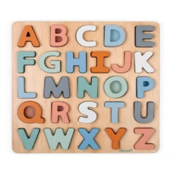 Puzzle En Bois Alphabet Sweet Cocoon JANOD -Made 4 Baby Boutique puzzle alphabet sweet cocoon 8