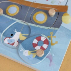 Puzzle Sonore En Bois LITTLE DUTCH Sailors Bay -Made 4 Baby Boutique puzzle sonore en bois little dutch sailors bay 5