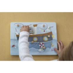 Puzzle Sonore En Bois LITTLE DUTCH Sailors Bay -Made 4 Baby Boutique puzzle sonore en bois little dutch sailors bay 9