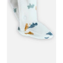 Pyjama Velours Bio Dinosaures 3m NOUKIES Tiga, Stegi & Ops -Made 4 Baby Boutique pyjama velours bio dinosaures 3m noukies tiga stegi ops 5