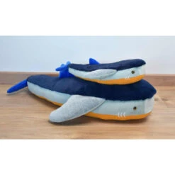 Requin Bleu "Trésors Marins" HISTOIRE D'OURS Bleu -Made 4 Baby Boutique requin bleu 2