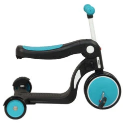 Draisienne 5 En 1 Avec Barre De Poussée Scootizz LOOPING Bleu -Made 4 Baby Boutique scootizz draisienne 5en1barre 11