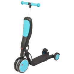 Draisienne 5 En 1 Avec Barre De Poussée Scootizz LOOPING Bleu -Made 4 Baby Boutique scootizz draisienne 5en1barre 16