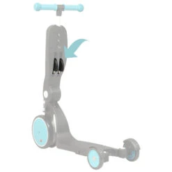 Draisienne 5 En 1 Avec Barre De Poussée Scootizz LOOPING Bleu -Made 4 Baby Boutique scootizz draisienne 5en1barre 17