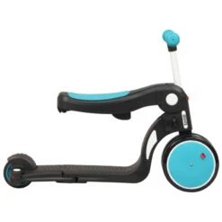 Draisienne 5 En 1 Avec Barre De Poussée Scootizz LOOPING Bleu -Made 4 Baby Boutique scootizz draisienne 5en1barre 7