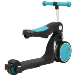 Draisienne 5 En 1 Avec Barre De Poussée Scootizz LOOPING Bleu -Made 4 Baby Boutique scootizz draisienne 5en1barre 9