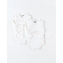 Set De 2 Bodies Ml Croisés 9m NOUKIE'S Babou & Kendi