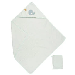 Sortie-de-bain + Gant NATTOU Roméo, Jules & Sally