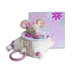 Souris Pearly Boite à Musique DOUDOU ET COMPAGNIE