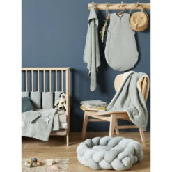 Tour De Lit Modulable & Respirant BB&CO Vert De Gris -Made 4 Baby Boutique tour de lit modulable respirant bbco vert de gris 2