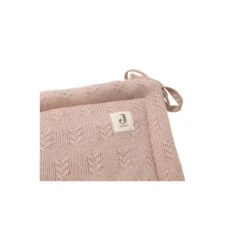 Tour De Lit Ou De Parc Grain Knit JOLLEIN Rose -Made 4 Baby Boutique tour de lit ou de parc grain knit jollein rose 1 2