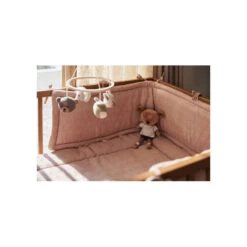 Tour De Lit Ou De Parc Grain Knit JOLLEIN Rose -Made 4 Baby Boutique tour de lit ou de parc grain knit jollein rose 1 5