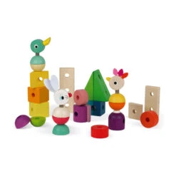 Train Géant Multicolore Zigolos JANOD -Made 4 Baby Boutique train geant multicolore 5