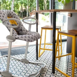 Transat Up & Down III BEABA Edition SP Yellow Palm Tree -Made 4 Baby Boutique transat updown iii beaba edition sp yellow palm tree 3