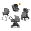 Trio Electa Avec Gr0+ Darwin I-Size INGLESINA Total Black/Chelsea Grey