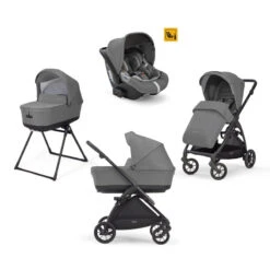 Trio Electa Avec Gr0+ Darwin I-Size INGLESINA Total Black/Chelsea Grey