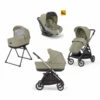 Trio Electa Avec Siège-auto I-Size Darwin INGLESINA Nolita Beige/Iridium Black