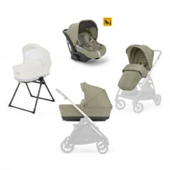 Trio Electa Avec Siège-auto I-Size Darwin INGLESINA Nolita Beige/Iridium Black -Made 4 Baby Boutique trio electa avec siege auto i size darwin inglesina nolita beigeiridium black 6
