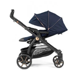 Trio Poussette Book + Primo Viaggio SLK + Nacelle Culla Elite PEG PEREGO Blue Shine -Made 4 Baby Boutique trio poussette book primo viaggio slk nacelle culla elite peg perego blue shine 4