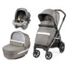 Trio Poussette Book + Primo Viaggio SLK + Nacelle Culla Elite PEG PEREGO City Grey -Made 4 Baby Boutique trio poussette book primo viaggio slk nacelle culla elite peg perego city grey
