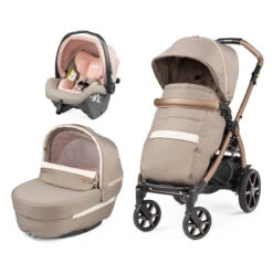 Trio Poussette Book + Primo Viaggio SLK + Nacelle Culla Elite PEG PEREGO Mon Amour