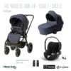 Trio Poussette Crios 3.0 + Nacelle PERICLES Indigo + Cloud T I-Size CYBEX