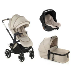 Jané Trio Poussette Crosslight Pro + Nacelle Micro Pro 2 + Coque I-Size Koos R1 JANE Sand
