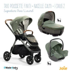 Trio Poussette Finiti + Calmi + I-Snug 2 JOIE Signature Pine / Laurel