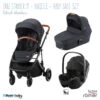 Trio Poussette, Nacelle Strider M + Siège Baby-Safe 5Z2 BRITAX Black Shadow/Space Black -Made 4 Baby Boutique trio poussette nacelle strider m siege baby safe 5z2 britax black shadowspace black