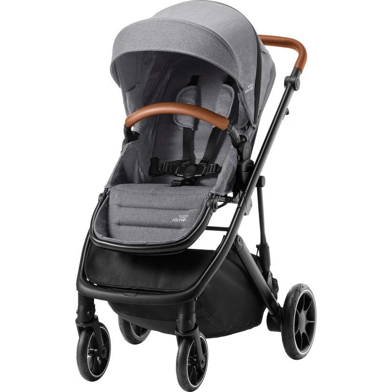 Trio Poussette, Nacelle Strider M + Siège Baby-Safe 5Z2 BRITAX Elephant Grey/Frost Grey 5 Trio Poussette, Nacelle Strider M + Siège Baby-Safe 5Z2 BRITAX Elephant Grey/Frost Grey – Image 3