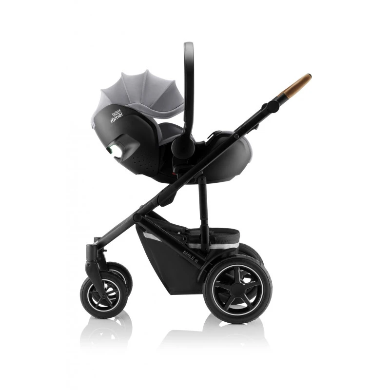 Trio Poussette, Nacelle Strider M + Siège Baby-Safe 5Z2 BRITAX Elephant Grey/Frost Grey 12 Trio Poussette, Nacelle Strider M + Siège Baby-Safe 5Z2 BRITAX Elephant Grey/Frost Grey – Image 10