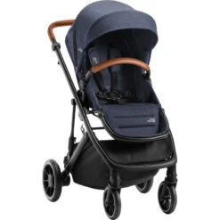 Trio Poussette, Nacelle Strider M + Siège Baby-Safe 5Z2 BRITAX Navy Ink/Space Black -Made 4 Baby Boutique trio poussette nacelle strider m siege baby safe 5z2 britax navy inkspace black 3