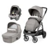 Trio Poussette Veloce + Primo Viaggio SLK + Nacelle Culla Grande PEG PEREGO City Grey -Made 4 Baby Boutique trio poussette veloce primo viaggio slk nacelle culla grande peg perego city grey