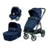 Trio Poussette Veloce TC + Primo Viaggio SLK + Nacelle Pagoda PEG PEREGO Blue Shine