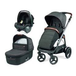 Trio Poussette Veloce TC + Primo Viaggio SLK + Nacelle Grande PEG PEREGO Fiat 500