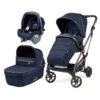 Trio Poussette Vivace + Primo Viaggio SLK + Nacelle Pagoda PEG PEREGO Blue Shine -Made 4 Baby Boutique trio poussette vivace primo viaggio slk nacelle pagoda peg perego blue shine