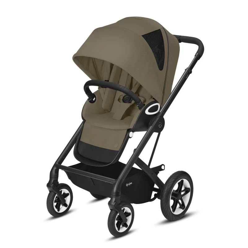 Trio Poussette Talos S Lux + Siège Aton 5 + Cocoon S CYBEX Black/Classic Beige 4 Trio Poussette Talos S Lux + Siège Aton 5 + Cocoon S CYBEX Black/Classic Beige – Image 2