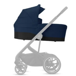 Trio Poussette Talos S Lux + Siège Aton 5 + Nacelle Cot S CYBEX Silver/Classic Beige -Made 4 Baby Boutique trio talos s luxeaton 5cot s 34